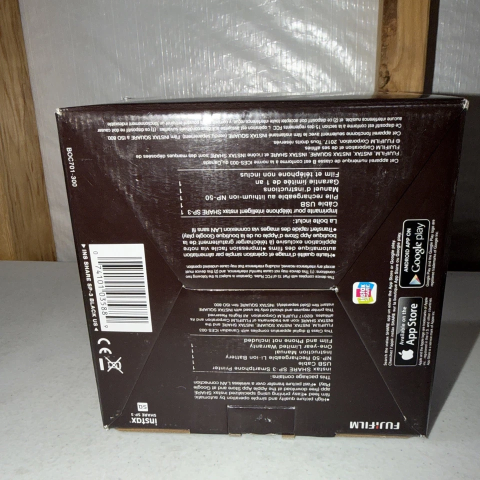 Fujifilm Instax Share SP-3 Printer New - Image 3 of 4