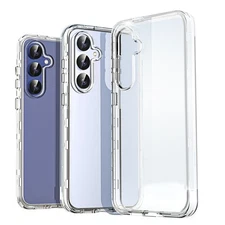 For Samsung Galaxy S25 FE 5G Case Hard Clear Shockproof Heavy Duty Back Cover