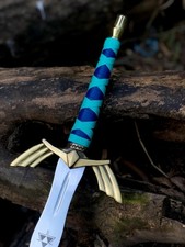 Custom Link's Master Sword Replica Handmade Legend of Zelda Skyward Blue Zelda