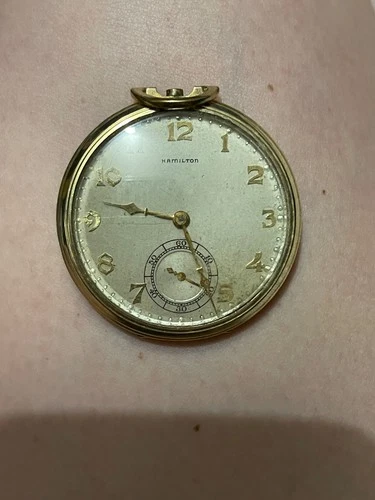 Antique Hamilton Open Face Pocket Watch