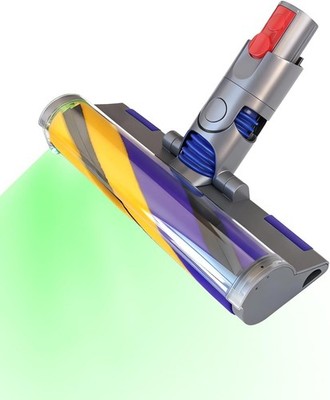 V12 V9 LED Fluffy Soft Roller Cleaner Head for Dyson V12 Detect