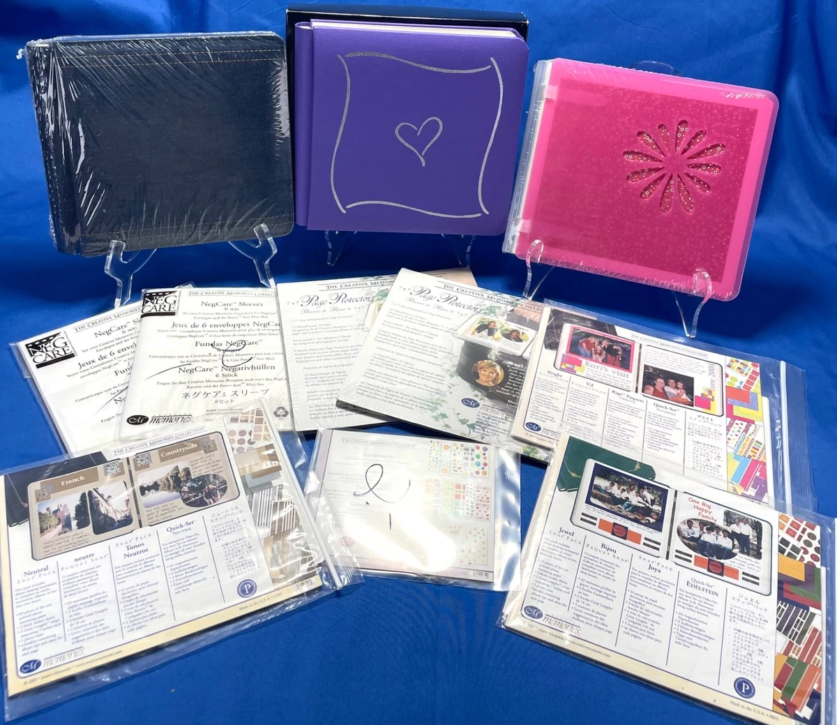Creative Memories Scrapbooking Albums Blue 7x7 Album for sale | eBay