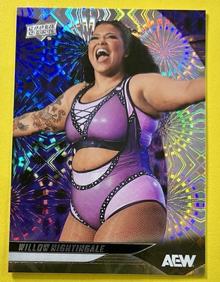 Willow Nightingale 2025 Upper Deck AEW PYRO PARALLEL Card #54