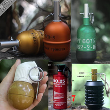 Metal Toy Model multiple style Paintball Game Flash Bang Dummy No function