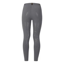 NWT Kerrits Kids Ice Fil® Full Seat Tech Tight Gray Sz S 