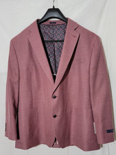Stafford Burgundy Seasonal Texture Sport Coat Big Tall 52 Regular MSRP 188