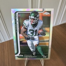 2025 Topps Chrome Khalil Herbert REFRACTOR #131 New York Jets SP Football Silver