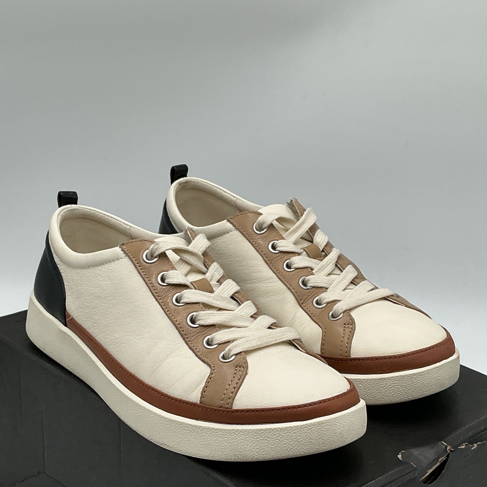 Women's Us 9 Wide White Leather Lifestyle Shoes Ebay2094
