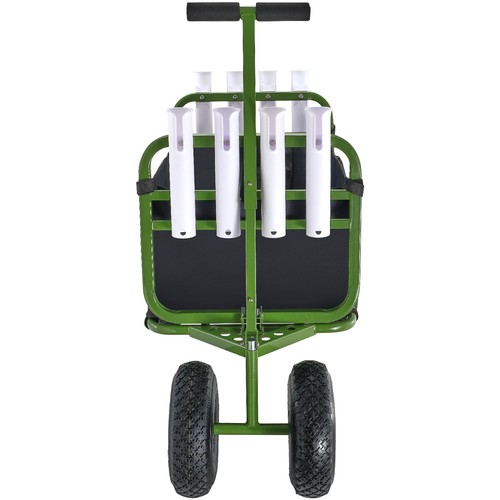 VEVOR Beach Fishing Cart Foldable Fishing Trolley 136 kg with Balloon Tires - Bild 11 von 12