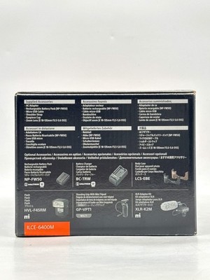 Sony ILCE6400M/B Mirrorless Camera w/ 18-135mm- Black for sale
