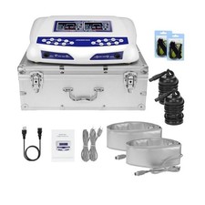 Dual User Ionic Detox Foot Bath Spa Ion System W/ Infrared Heating Belt READ