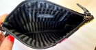 VICTORIA'S SECRET BLACK FLORAL WRISTLET TRAVEL COSMETIC BAG   — photo 8