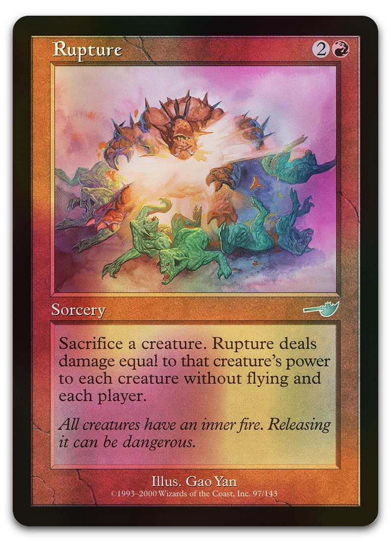 Rupture #97 (Foil) (NM) Nemesis NMS Magic MTG