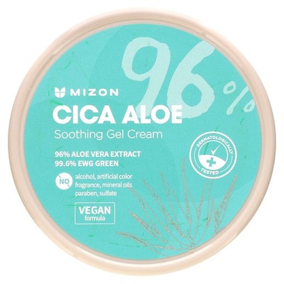 Cica Aloe, Soothing Gel Cream, 10.58 oz (300 g)