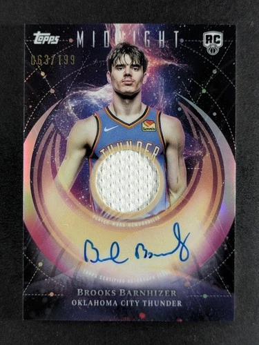 2025-26 Topps Midnight BROOKS BARNHIZER 63/199 RC Patch Auto Twilight #RJA-BB