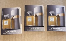 3-CHANEL No. 19 EDP - CHANEL - VINTAGE CARDED SAMPLE 1989 - 0.017 FL.OZ/0.5 ML