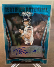 2024 Tyson Bagent Certified Potential Teal Auto /50