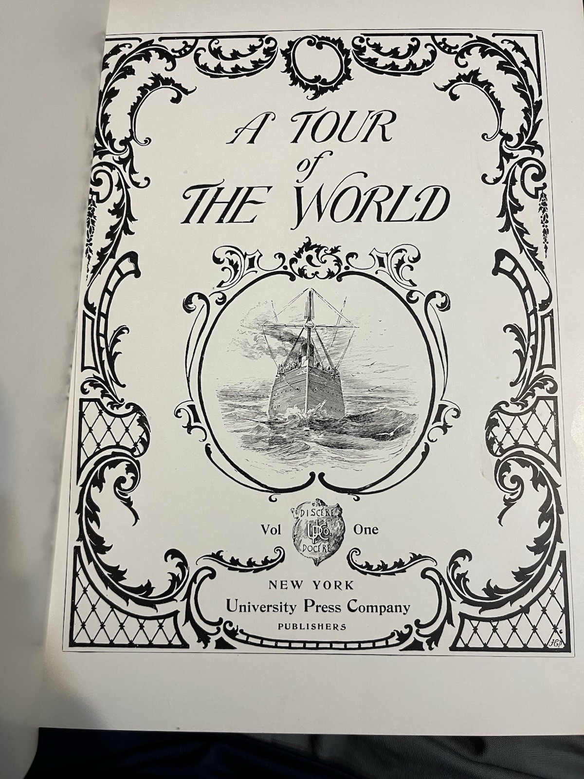 1896 A Tour of The World Co. 4 Vols Complete Set Gravure Illustrated Travel VGC