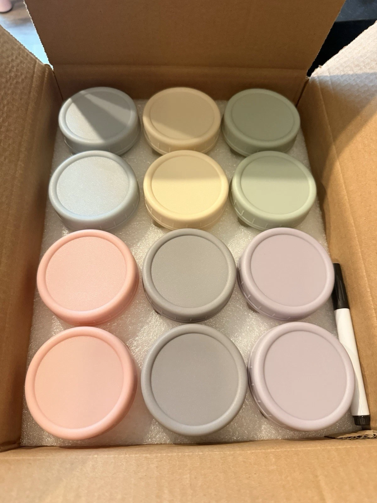 VITEVER 12Pack Glass Baby Food Storage Containers - 4 oz Baby Food Storage J...
Opens in a new windo