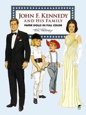 John F. Kennedy and His Family Paper Dolls in - Paperback, by Tom Tierney - Good