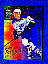 2025-26 Fleer Ultra Hockey Jimmy Snuggerud Rookie Rainbow Foil #177 GRADE ME 💙