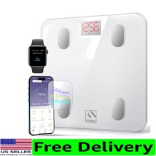 Smart BMI  Body Composition Scale - Accurate Bluetooth Analyzer, 400lb Capacity