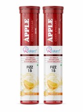 Raskam Aceto di Sidro Mele Compressa Sapore Arancia 15 Ogni Confezione 2