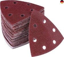 ANBOWEI Schleifpapier Dreieckschleifer, 60 Stück Schleifblätter Klett S