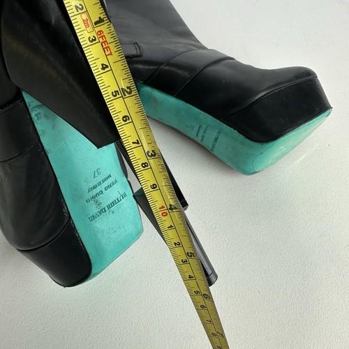 ruthie davis italia tripla fibbia plateau tacco 5” taglia 37 - Foto 13 di 15