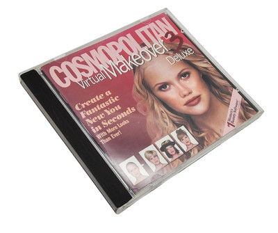 Cosmopolitan Virtul Make over Deluxe ~ Broderbund  Software CD-Rom ~ 2000 Mattel
