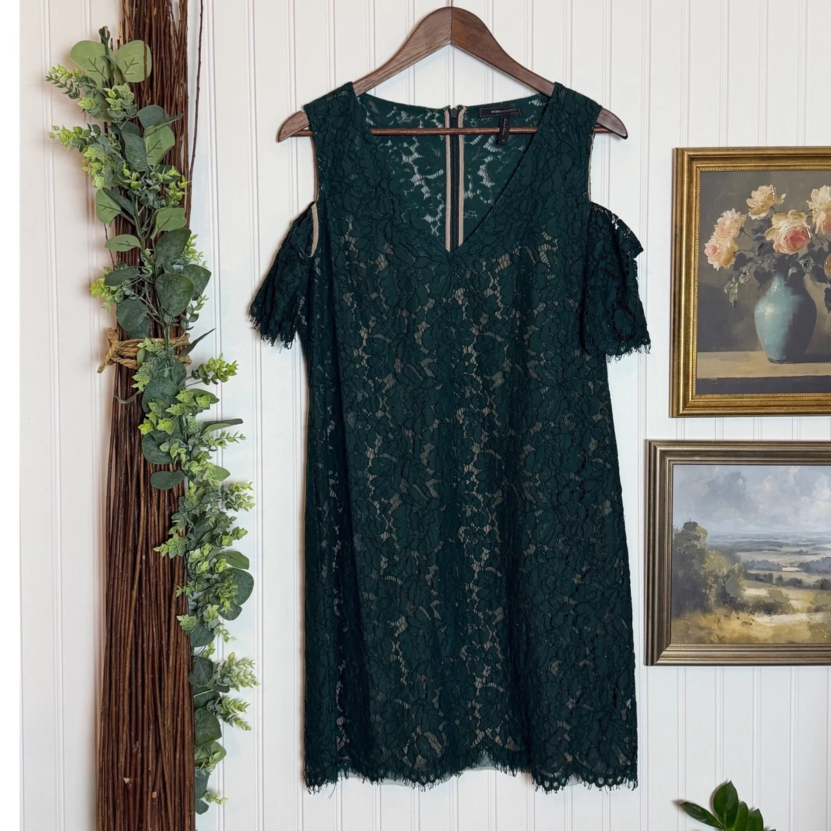 bcbg green lace dress BCBGMaxAzria | Dresses | Bcbg Max Azria Ultra Green Floral Lace Alice Sheath Dress Size 6