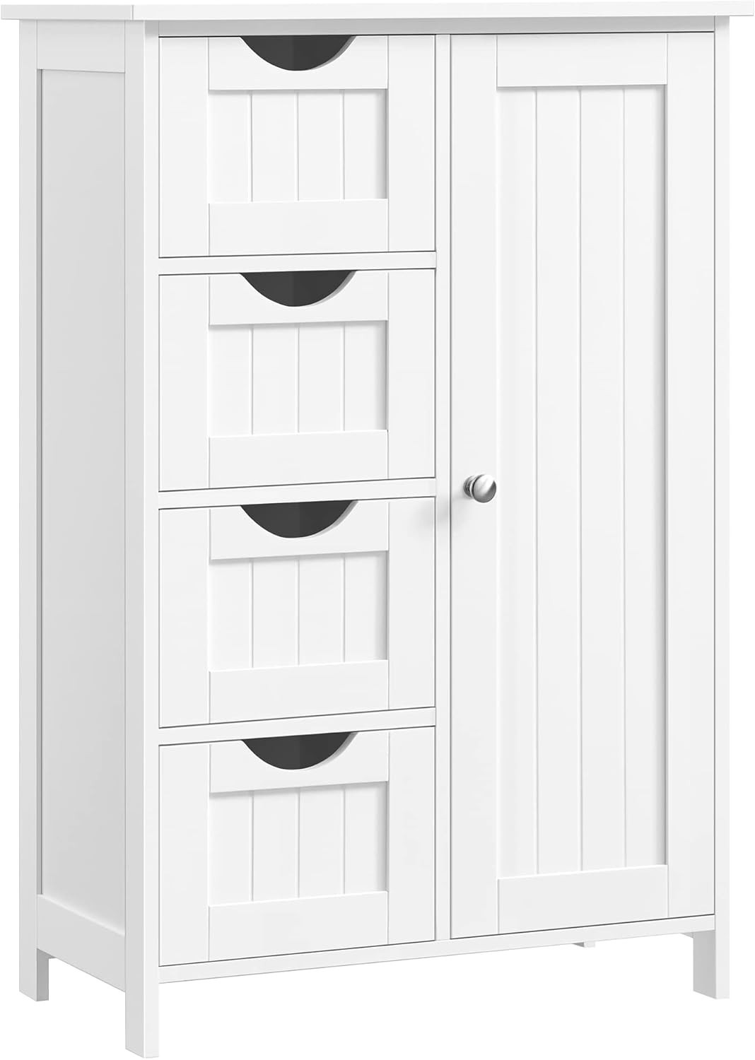 Armoire gain de place pour petite salle de bain commode 4 tiroirs