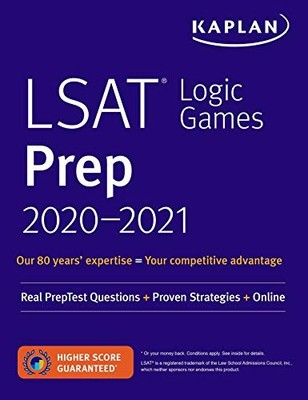 LSAT Logic Games Prep 2020-2021: Rea... by Kaplan Test Prep Paperback / softback