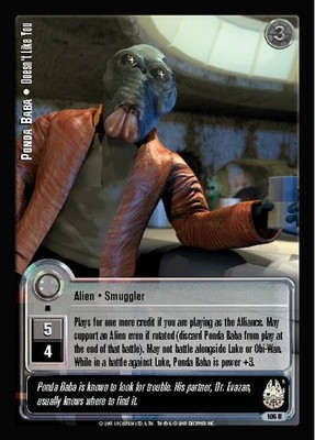 Ponda Baba   Doesn't Like You (R) - 1st Day - Premiere - Jedi Knights TCG