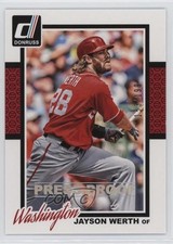 2014 Panini Donruss Press Proof Silver /199 Jayson Werth #46 sh7