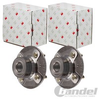 2X NK RADLAGER-SATZ Hinten Passend FÜR Hyundai Accent Atos Links+Rechts | 763420