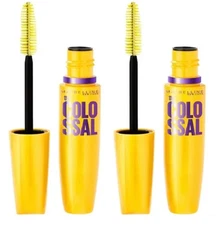 2 PACK Maybelline Colossal Volum EXPRESS Mascara - 230 Glam Black - NEW UNCARDED