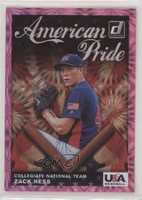 2019 Panini Donruss American Pride Pink Firework Zack Hess #AP23 0rm6