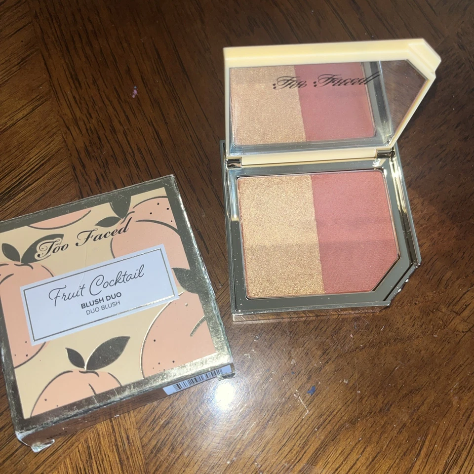 Too Faced Tutti Frutti Fruit Cocktail Blush Duo APRICOT IN THE ACT *NIB* - Image 3 of 3