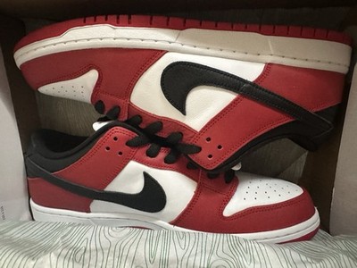 Nike SB Dunk Low Chicago US45 EU11 DSWT Neu Nike Sneaker Dunks Dunk Low Red Chi