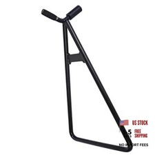 Motorcycle Triangle Stand, Heavy Duty Dirt Bike Triangle Kickstand Rear Side