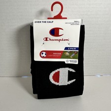 Champion Over The Calf Socks 2 Pairs  Soccer Lightweight