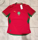 Men's Morocco Home Jersey Player Issue Kitroom Soccer Football Size LARGE