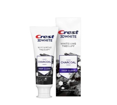 3D White Whitening Therapy Charcoal Deep Clean-24 Pack -Invigorating Mint Teeth