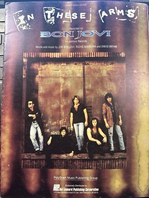 C 1992 BON JOVI Sheet Music IN THESE ARMS