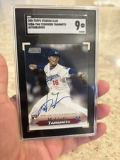 2024 Topps Stadium Club - Autographs Yoshinobu Yamamoto #SCBA-YMA