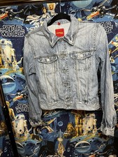 Vintage Express Light Blue Denim Jacket Women's Size Medium