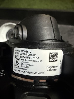 Axis Communications M3086-V 4MP Indoor Mini Dome Camera 02374-001