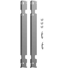 Kermi Set di Consolle da Parete Lunghe per Reggiseno Verteo 1200 mm, Bianco