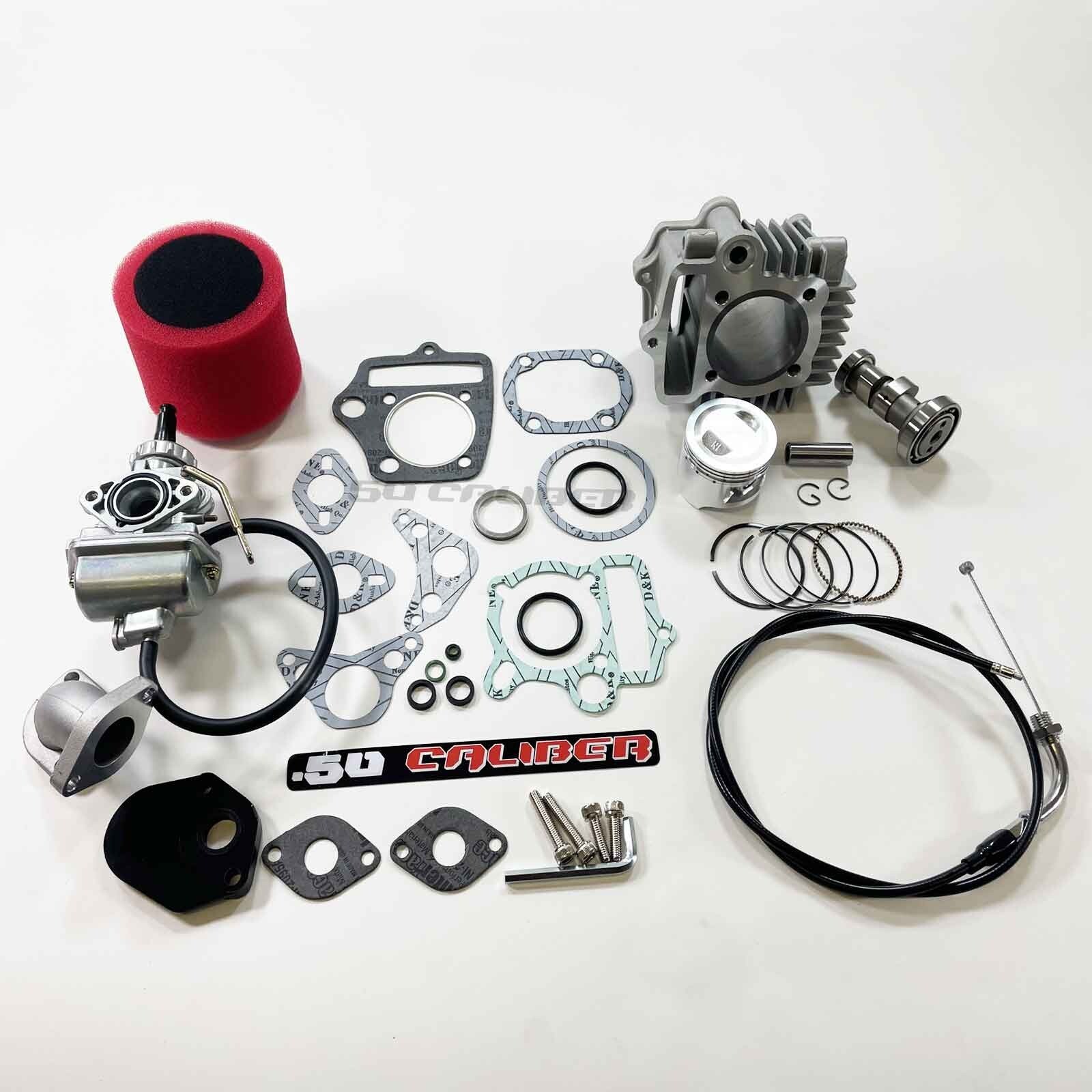 50 Caliber Racing 88cc Stage 2 Big Bore Top End Kit Honda XR70 CRF70 Pit Bike